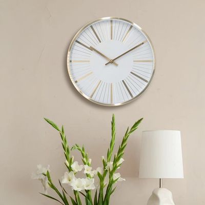 Cambridge Elegance Wall Clock
 30X30X4.5Cm Rose Gold