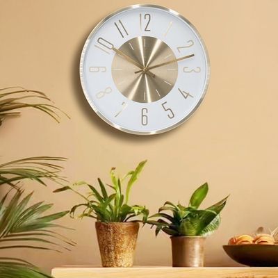 Cambridge Elegance Wall Clock
 30X30X4.5Cm Copper