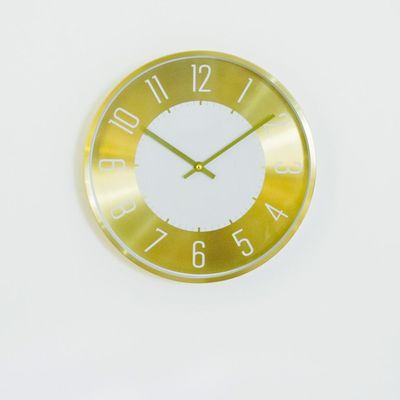 Cambridge Elegance Wall Clock
 30X30X4.5Cm Gold