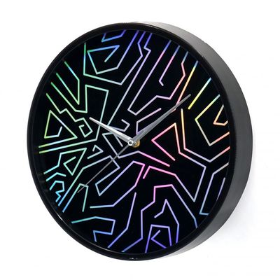 Cambridge Abstract Wall Clock
 30X30X4.5Cm Black