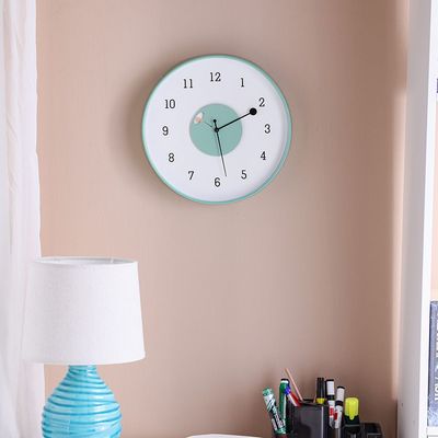 Cambridge Wall Clock - White/Mint Green - 30x30x4.5 cm 