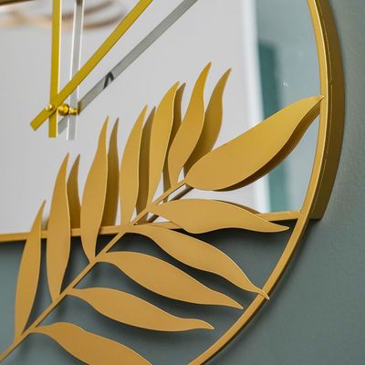 Cambridge Clock In A Mirror Wall Clock
 60X60X4Cm Gold