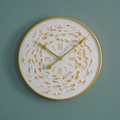 Cambridge Clock With 3D Face 1 Wall Clock
 50X50X4.5Cm Gold