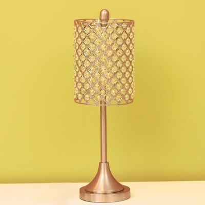 Jonathan Metal Table Lamp With Acrylic Beads Shade