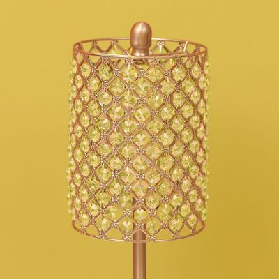 Jonathan Metal Table Lamp With Acrylic Beads Shade