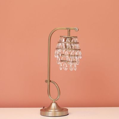 Jonathan Metal Table Lamp In Nickle Finish