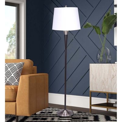 Jonathan Set Of 3 Lamp (2 Table + 1 Floor) Nickel,Black
