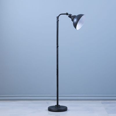 Nicholas Metal Floor Lamp Antique Black