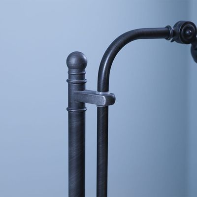 Nicholas Metal Floor Lamp Antique Black