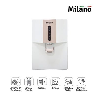 MILANO RO WATER PURIFIER 4 STAGE MODEL NO: WHP742T-RO