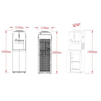 Milano Water Dispenser Black
Top Loading With 20L Cabinet
Model No. Yl2382S-W(B)