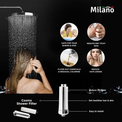 Milano Cosmo Shower Filter (2 Pcs Filter) Set