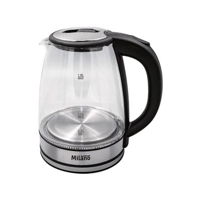 Milano Glass Kettle With Stainless Steel Heater Ml-998