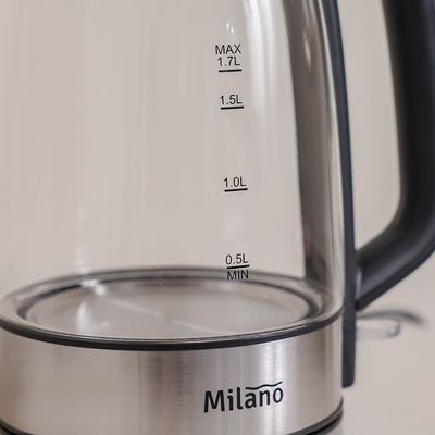 Milano Glass Kettle 1.7 L Keg5826B-Gs