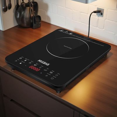 Milano Induction Cooker With Polished Crystal Plate Dfy-Btc07A 2000W