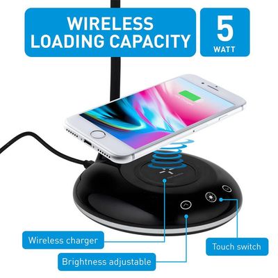 Led Lamp W/ Wireless Charger