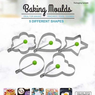 Rk Baking Mould 5Pc Set - Rntp32