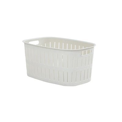 Botanica Laundry Basket 27 Lt White