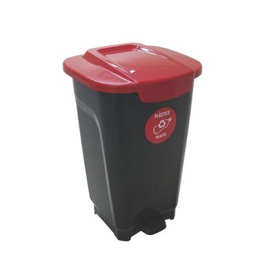 Tramontina T-Force Garbage Bin Black/Red 50L - 92813409