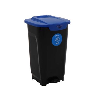 Tramontina T-Force Garbage Bin Black/Blue 50L - 92813709