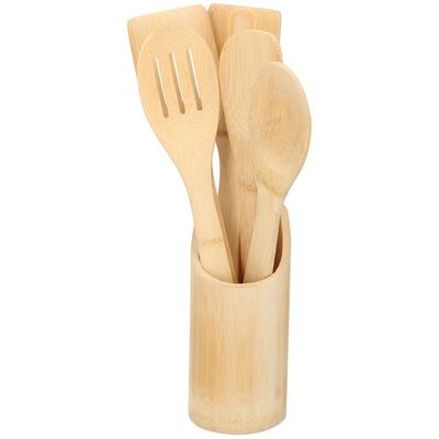 Bamboo Spatula Set 5 Pc