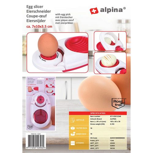 Egg Slicer W/ Egg Pick