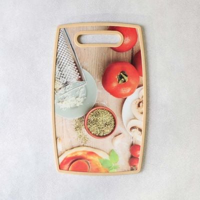 2 Pcs Cutting Board W/ Knife Asst 4 Colors