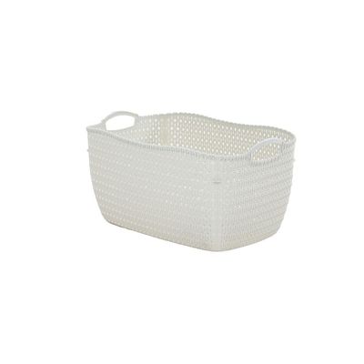 Knit Lux Laundry Basket 32L Cream