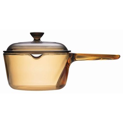 Visi Vsp-2.5/Cl1 Covered Sauce Pan Amber (2.5 Litre) Vsp-2.5 4090607