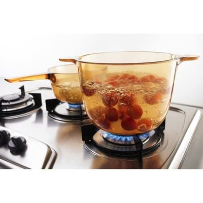 Visi Vsp-2.5/Cl1 Covered Sauce Pan Amber (2.5 Litre) Vsp-2.5 4090607