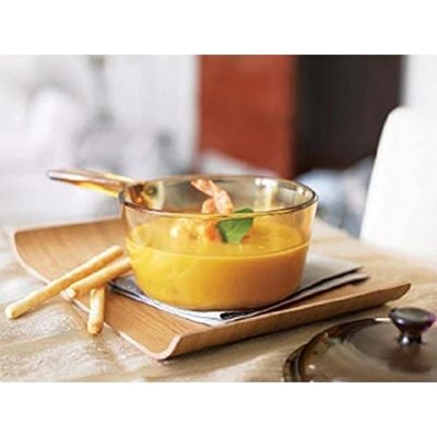 Visi Vsp-2.5/Cl1 Covered Sauce Pan Amber (2.5 Litre) Vsp-2.5 4090607