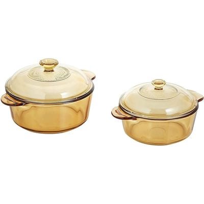 Vision 6Pc Saucepan/Versapot Set (1L Covered Sauce Pan, 1.25L & 2.25 L Covered Versapot) Vs-338 - 4118368