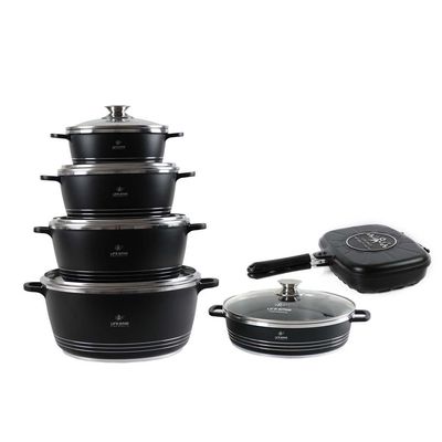 Life Smile Cookware Set 12 Pcs Bb-12 Set