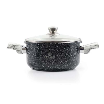 Life Smile Granite Coated Steel Grey Pressure Cooker 6+4 Ltr Zds-4+6M-B