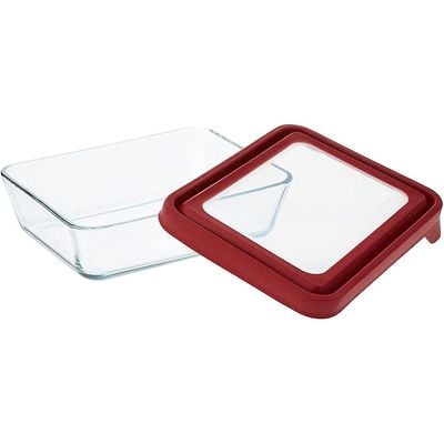 Anchor Hocking Rectangle Trueseal Food Storage W/ Cherry Lid-91849Ahg18 - 4013903