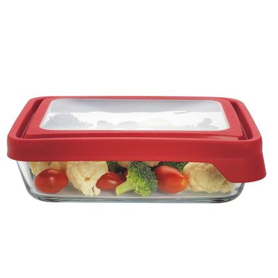 Anchor Hocking Rectangle Trueseal Food Storage W/ Cherry Lid-91849Ahg18 - 4013903