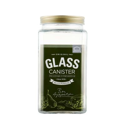 Lock & Lock Glass Canister Rectangle 2300ml