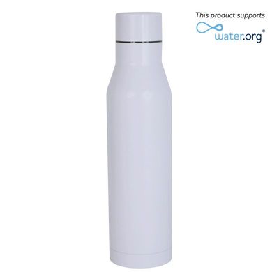 Hunfeld - Change Collection Ss Double Wall Water Bottle - White