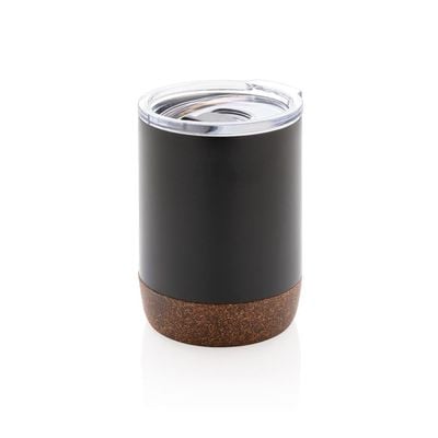 Gouda - Hans Larsen Vacuum Mug With Cork Base - Black