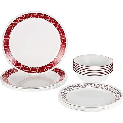 Corelle Crims Trellis 18 Pcs Dinner Set 1130931 4116488