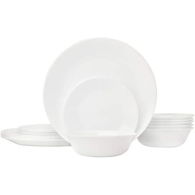 Corelle Winter Frost White 18 Pcs Dinner Set 1088609 4111903