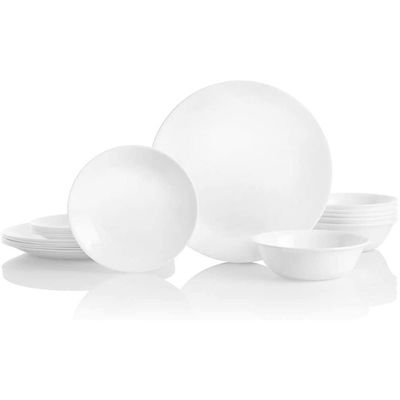 Corelle Winter Frost White 18 Pcs Dinner Set 1088609 4111903