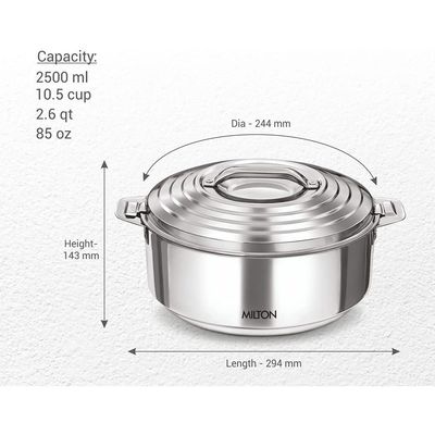 Milt Casserole 2.5 Litre Galaxia 2500 3015519