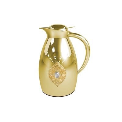 Xtra 1.0L Gold Plated Metal Vacuum Flask - V-1078Gg-G - 3019059