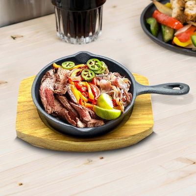 Mini Round Sizzler Tray Single Handle 10Cm - Cost07