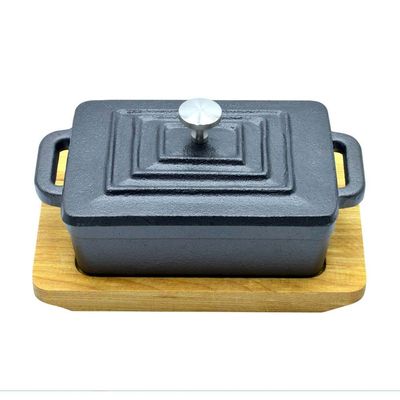 Raj Rectangular Cast Iron Casserole With Tray - Cost10