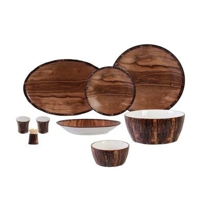 Life Smile 30 Pcs Round Dinner Set Ll-3D