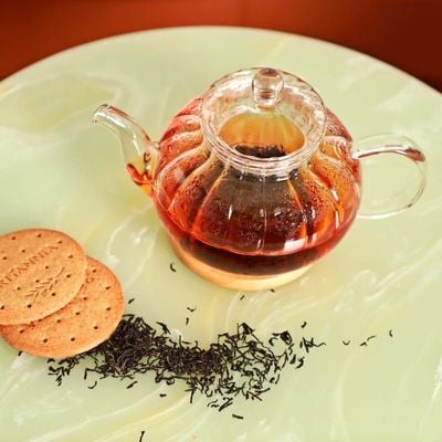 Life Smile Glass Teapot with Infuser