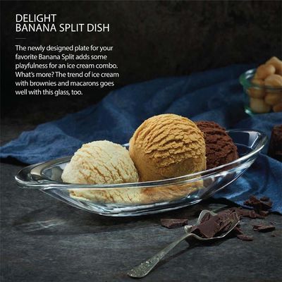 Ocean Delight Banana Split Dish - P02616