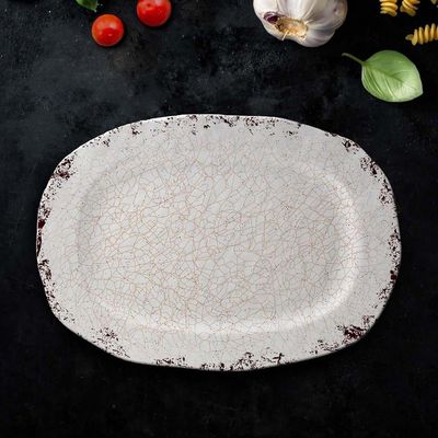 Rustic Rect. Platter 20" Craq-Us23620N - Sh64926